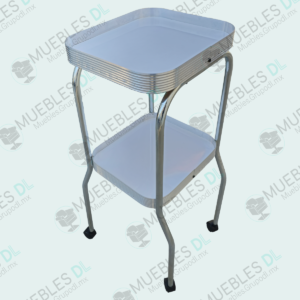 Mesa Auxiliar de Aluminio Practica 2 Niveles
