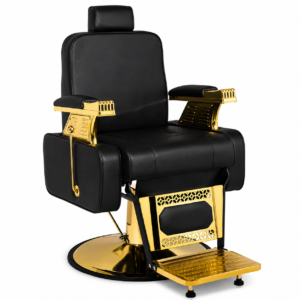 Sillón de Barbero Hidraulico Dorado Premium Modelo DL1039