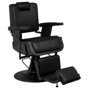 Sillón de Barbero Hidraulico Negro Modelo DL1006B
