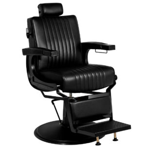Sillón de Barbero Hidraulico Negro Modelo DL1007